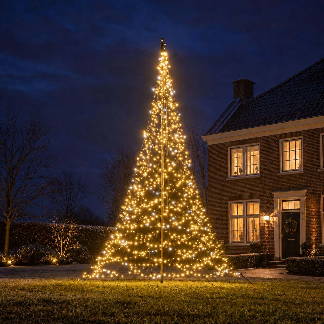 Fairybell Standard | 6 metre | 1200 LED lights | Including pole | Warm white | Twinkle