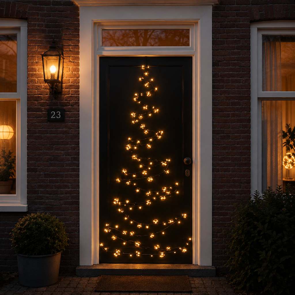 Fairybell Premium | Deurkerstboom | 2,1 meter | 120 LED-lampjes | Luminous Switch |
