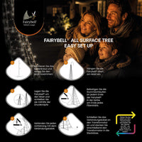 Fairybell Premium | 3 metre | 320 LED lights | Including pole | Luminous Switch | All Surface