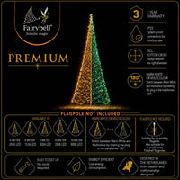 Fairybell Premium | 8 Metre | 1536 LED Lights | Luminous Switch |