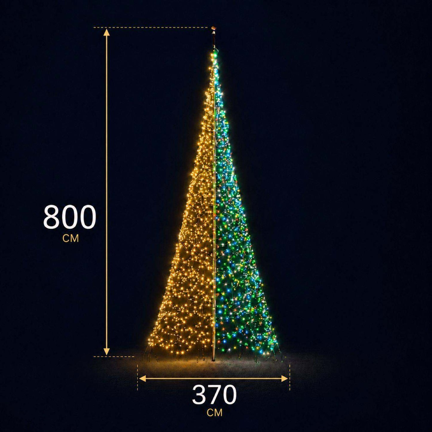 Fairybell Premium | 8 Metre | 1536 LED Lights | Luminous Switch |