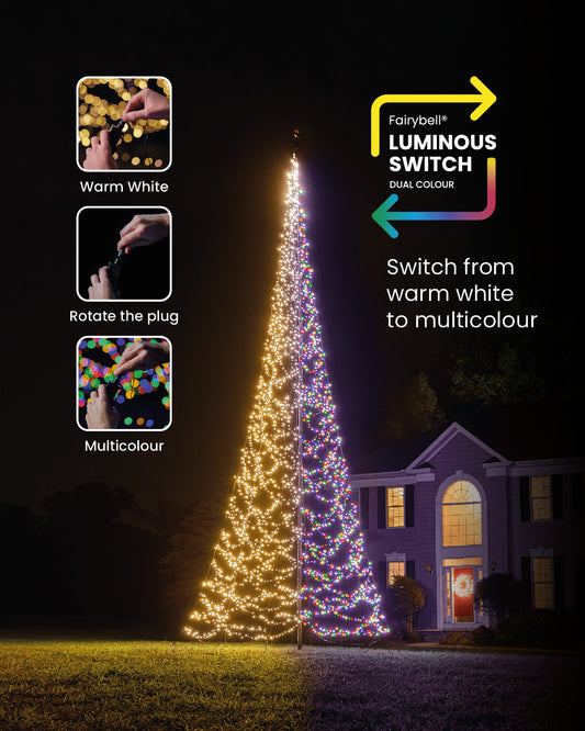 Fairybell Luminous Switch | 8 metres | 3000 LED lights