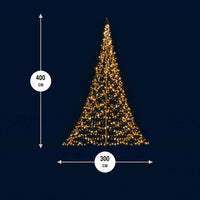 Fairybell Standard | 4 metre | 864 LED lights | Including pole | Warm white | Twinkle