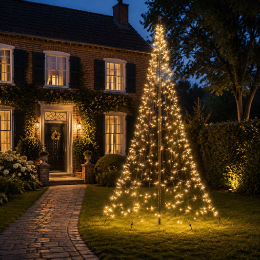Fairybell Standard | 4 metre | 864 LED lights | Including pole | Warm white