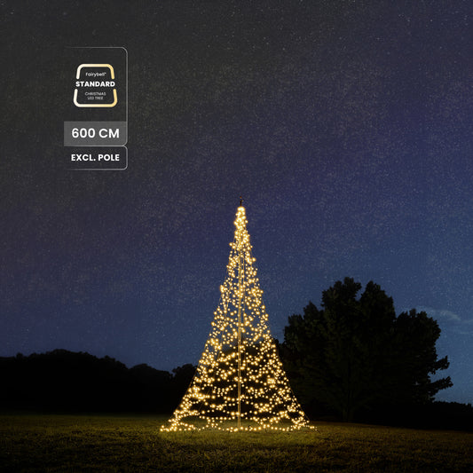 Fairybell Standard | 6 metre | 1200 LED lights | Including pole | Warm white