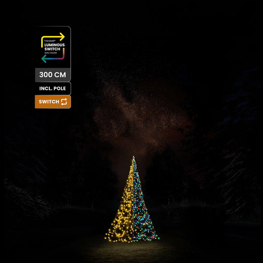 Fairybell Premium | 3 metre | 576 LED lights | Including pole | Luminous Switch