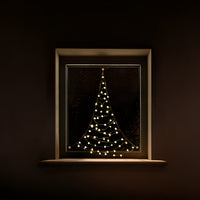 Fairybell Premium | Window Christmas Tree | 1.25 metre | 64 LED lights | Luminous Switch |