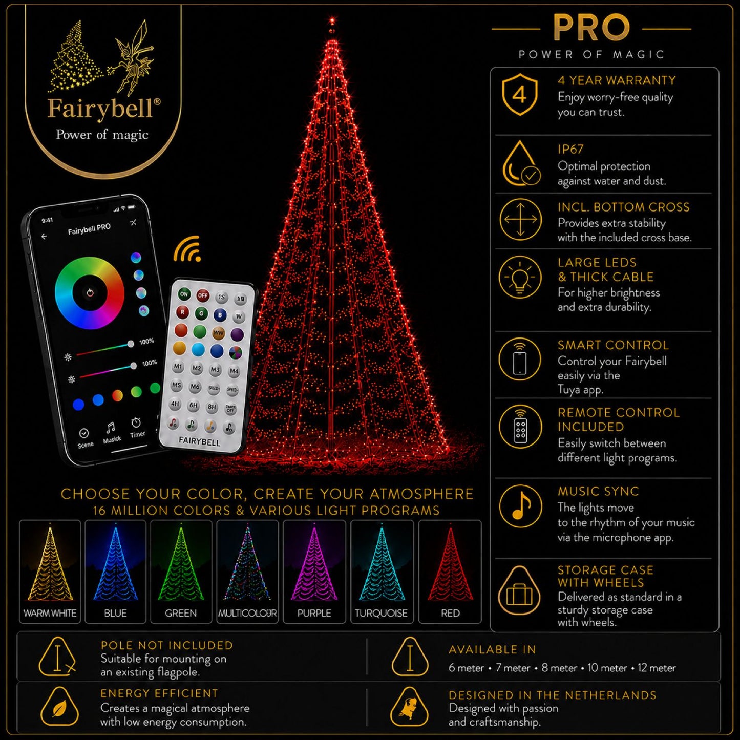 Fairybell Pro | 6 Metre | 1152 LED Lights | Smart Magic |