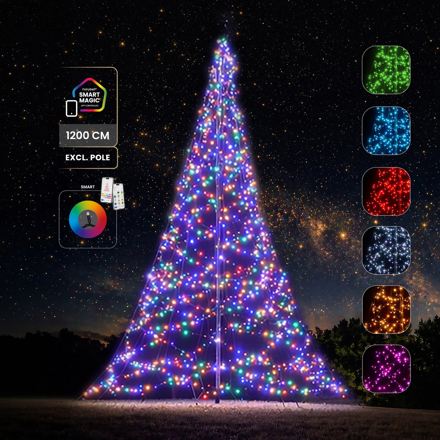 Fairybell Pro | 12 Metre | 2048 LED Lights | Smart Magic |