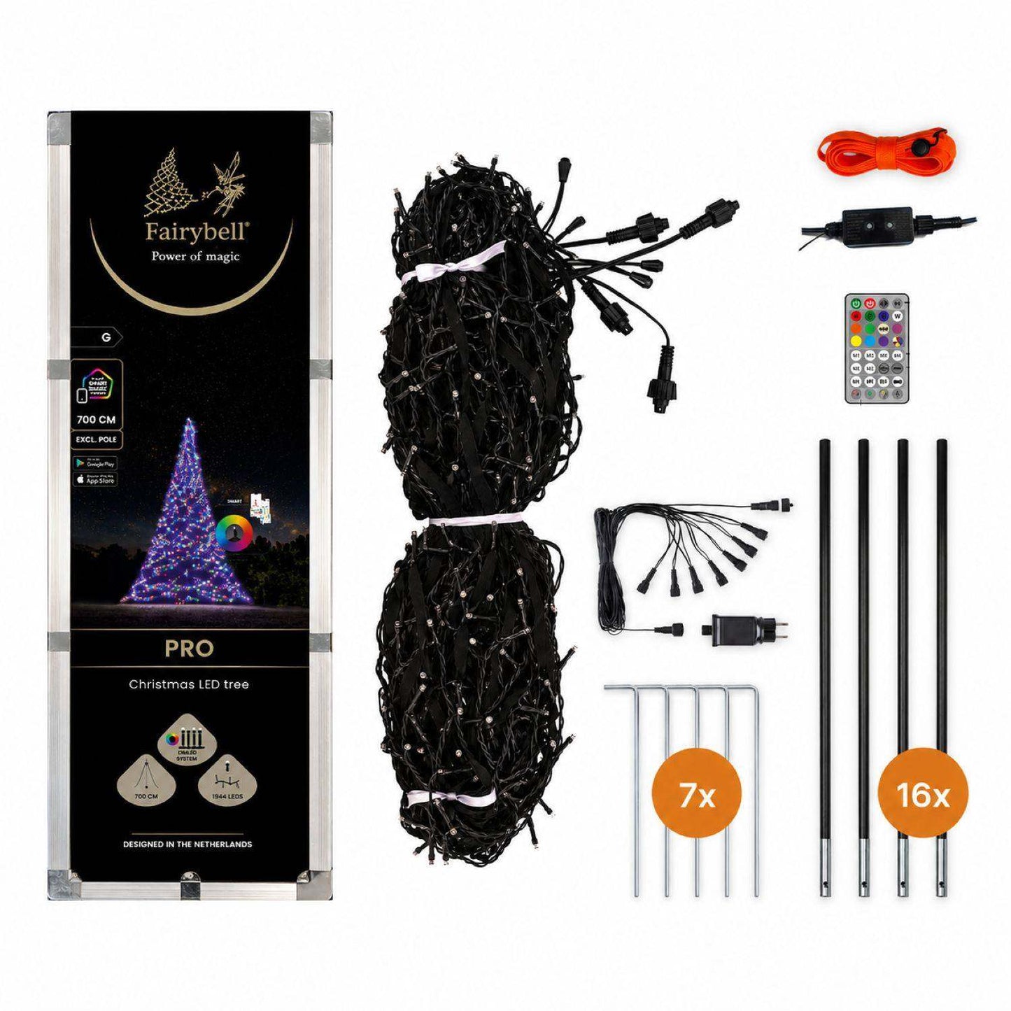 Fairybell Pro | 7 meter | 1344 LED-lampjes | Smart Magic |