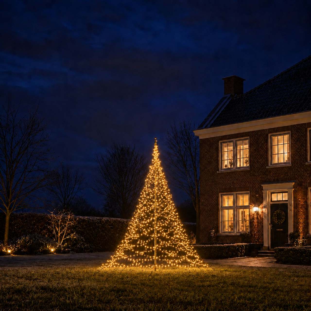Fairybell Standard | 3 metre | 480 LED lights | Including pole | Warm white