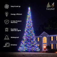 Fairybell | 8 metres | 1,500 LED lights | Multicolour