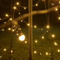 Fairybell | 4 meters | 640 LED lights | Including mast | Warm white
