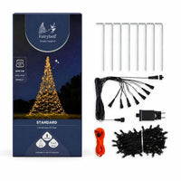 Fairybell Standard | 6 metre | 1200 LED lights | Including pole | Warm white | Twinkle