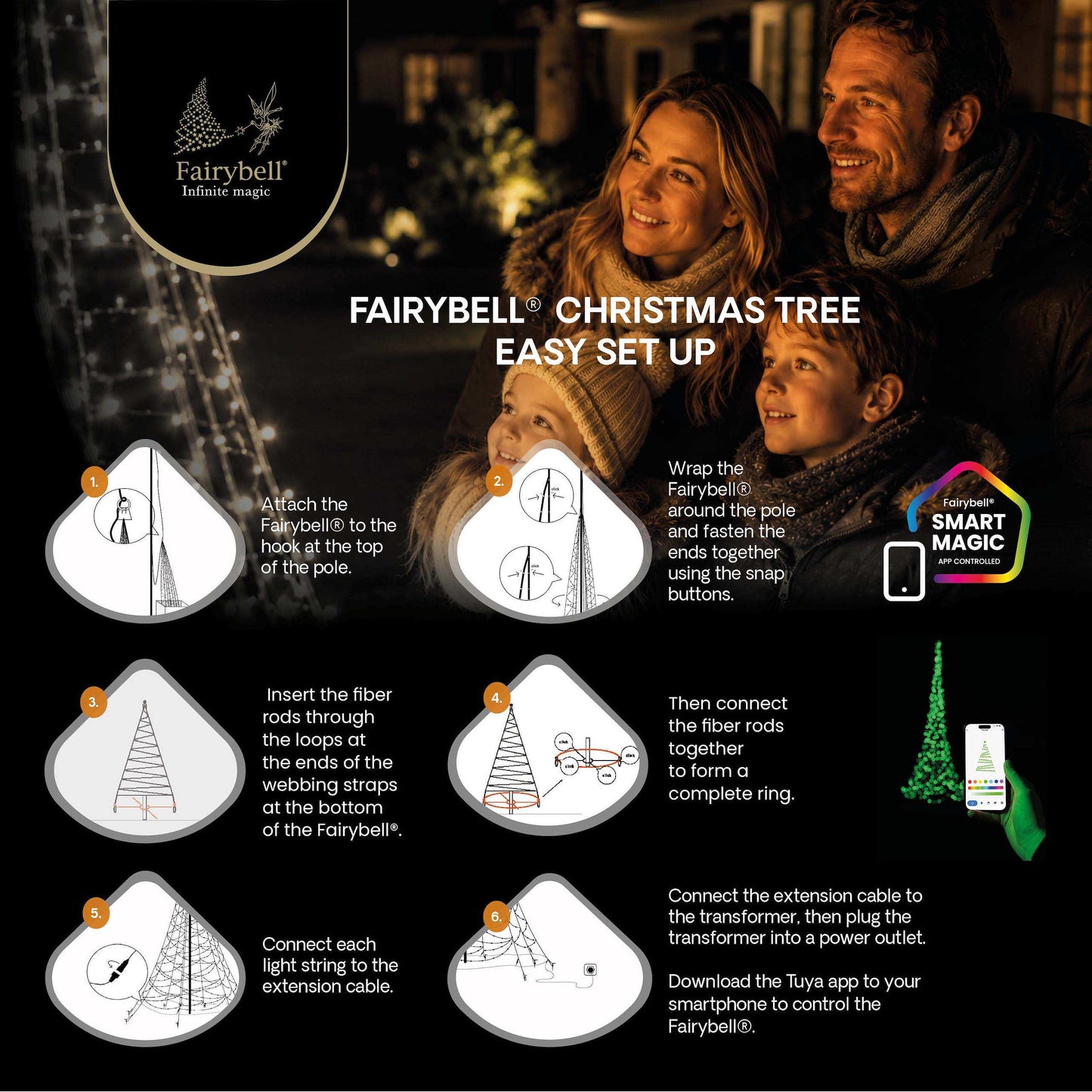 Fairybell Pro | 12 Metre | 2048 LED Lights | Smart Magic |